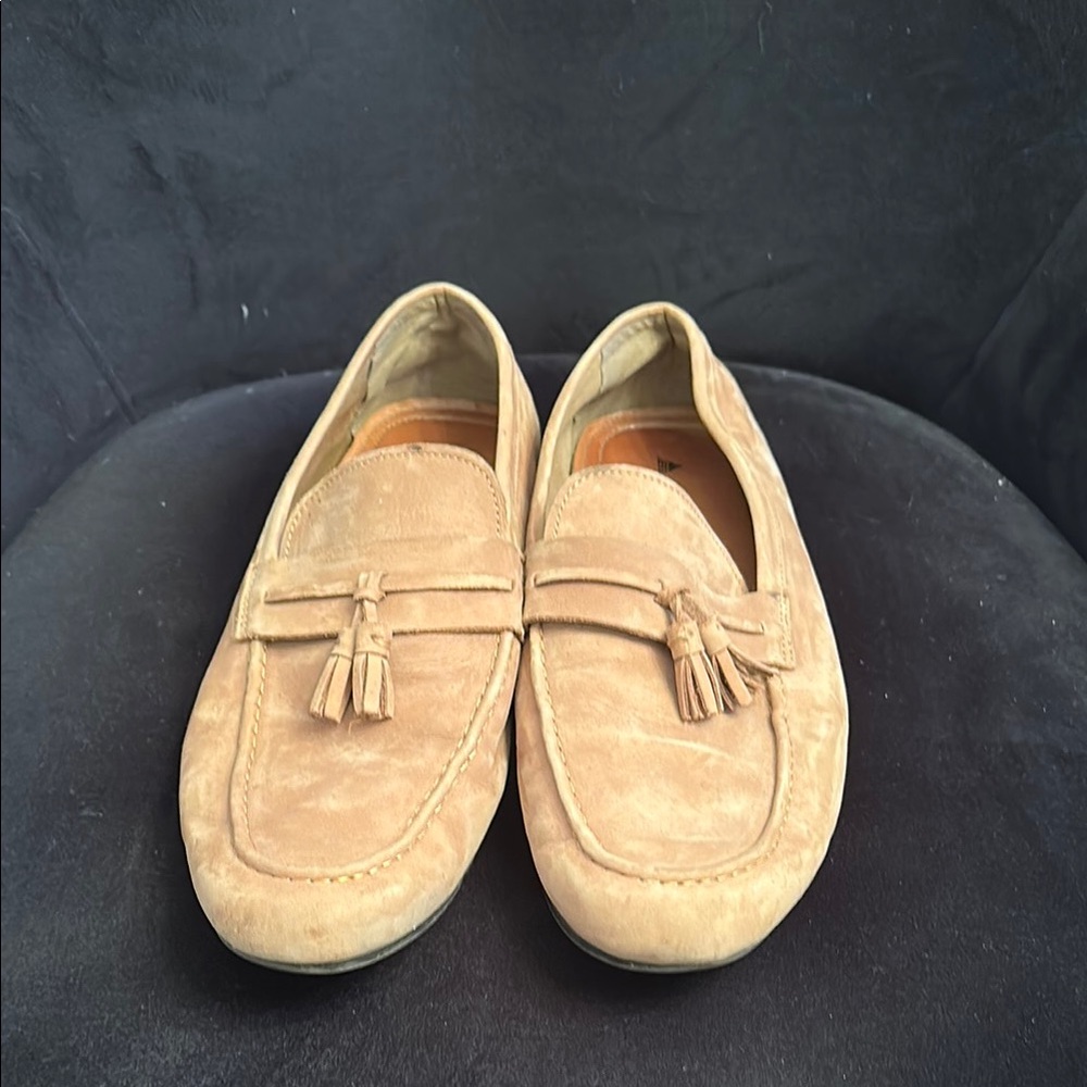 ALDO Men's Tan Loafers with Tassels